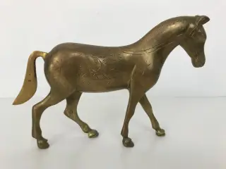 Stor messing hest (ældre)