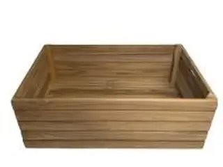5 stk. Kasse Teak 1/1 GN B530 x D325 x H180 mm WOOD by KEN STORKØKKEN