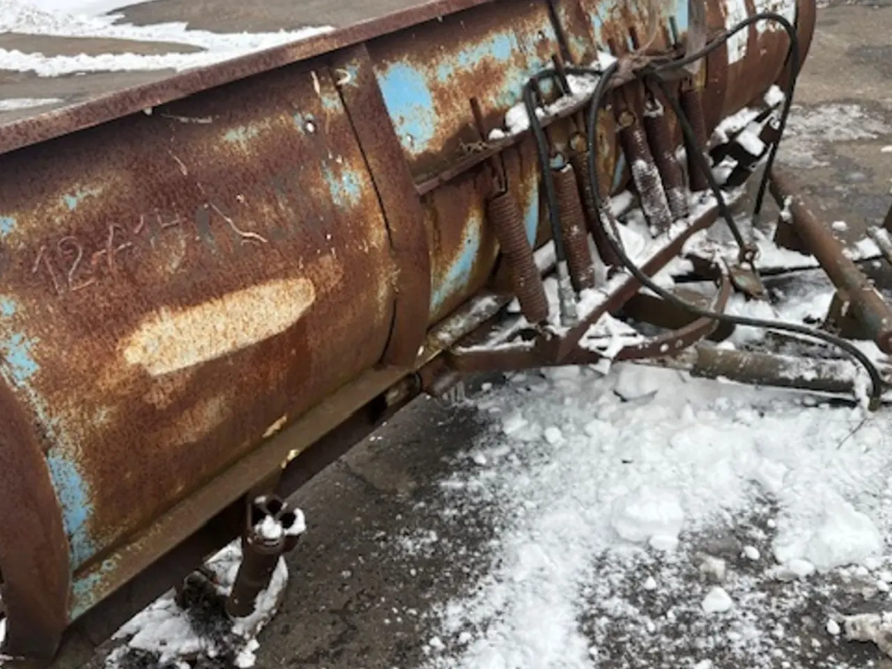 Billede 5 - Ukurant SNEPLOV 3M SKRÅPLOV MED HYDRAULIKS MSIDEREGULERING OG KANTSIKRING