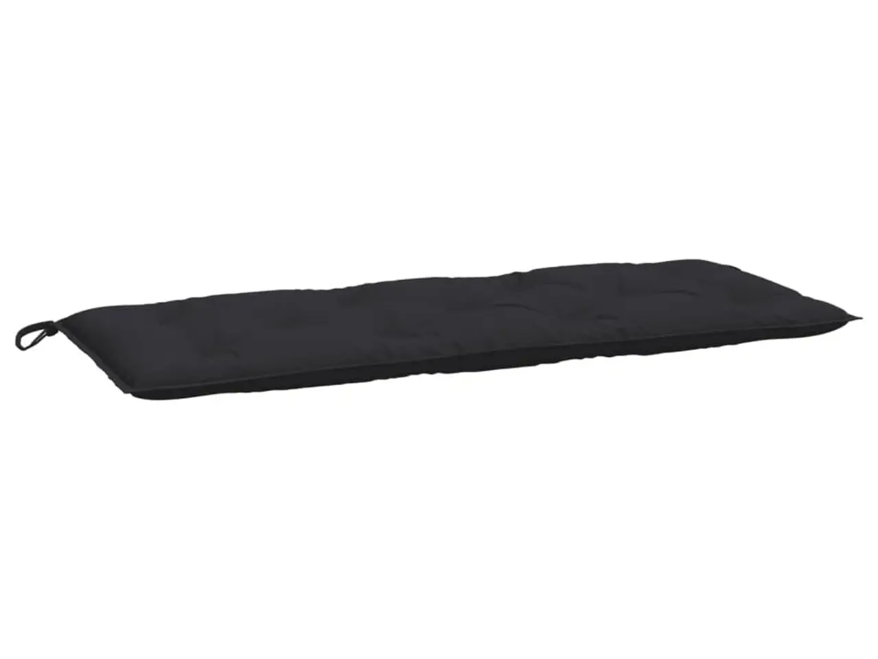 Billede 3 - Hynde til havebænk 120 × (50+50) × 7 cm i oxfordstof - sort