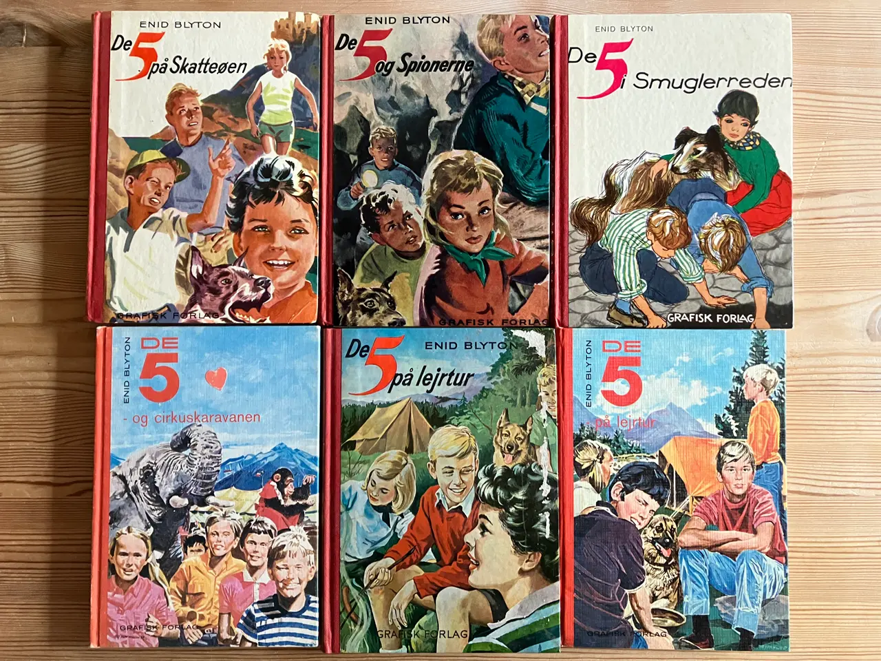 Billede 4 - 33 gamle bøger af Enid Blyton, Grafisk Forlag