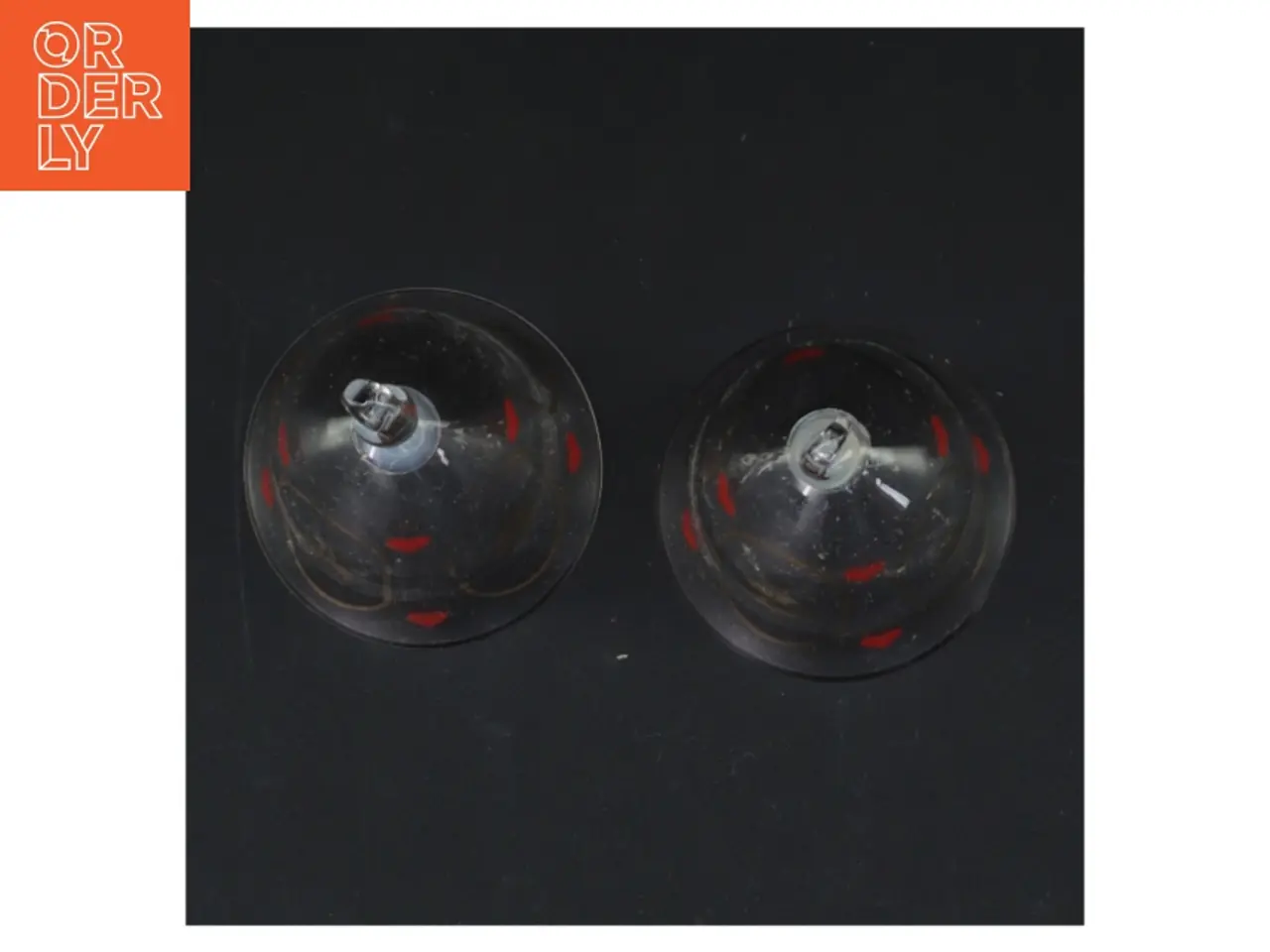 Billede 2 - holmegaard års Glas juleklokker med guldtryk (str. 8,5 cm)