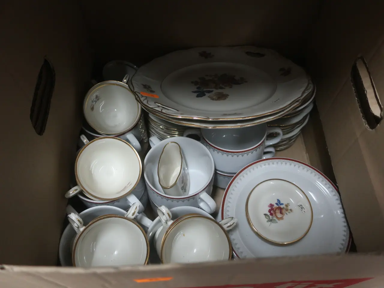 Billede 1 - 3 kasser med porcelæn