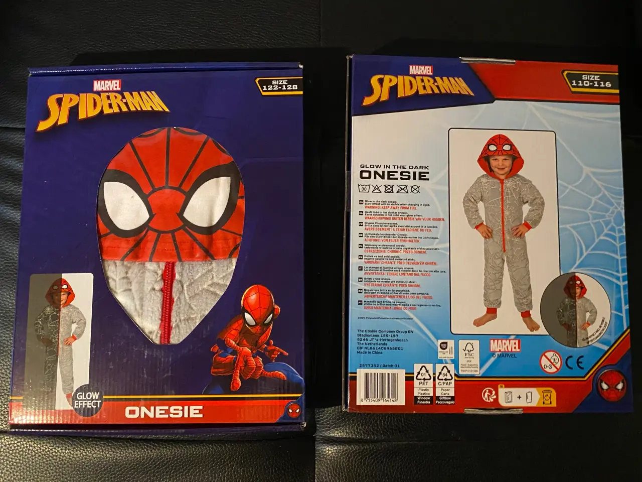 Billede 1 - Spiderman heldragt med glow effect