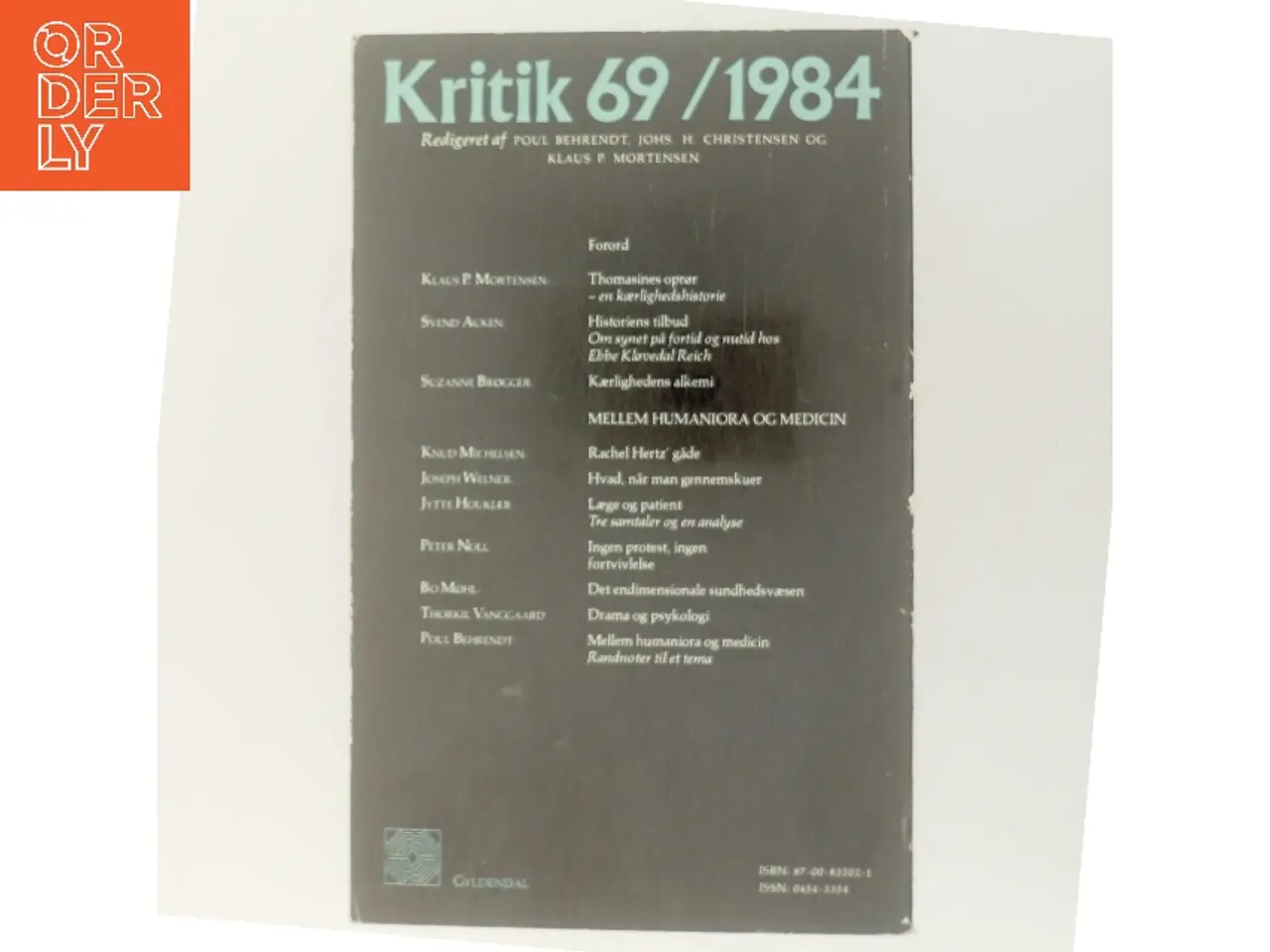 Billede 3 - Kritik 69 / 1984 (Bog)