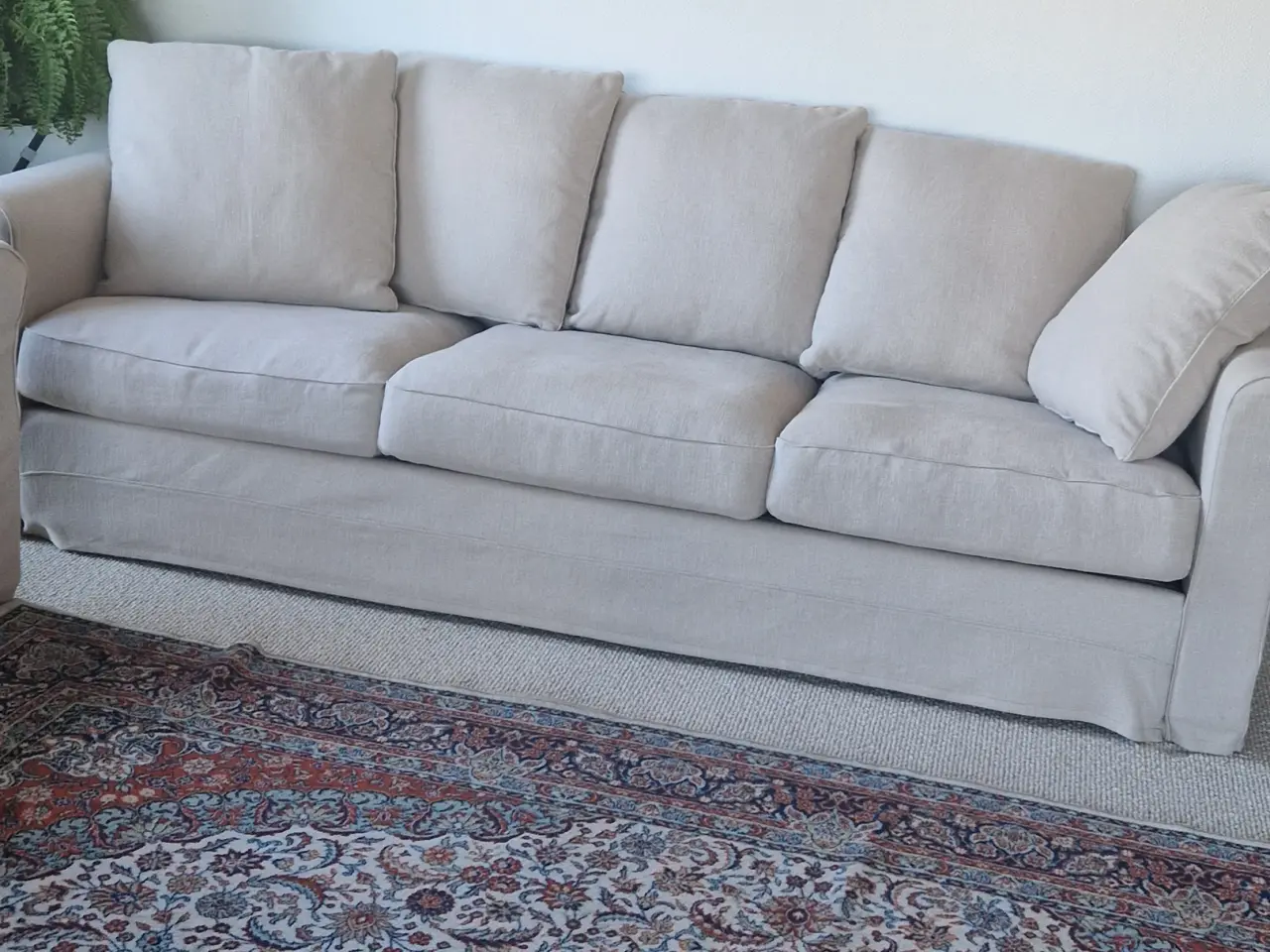 Billede 1 - Flyttesalg: Næsten nye 3 personers sofa