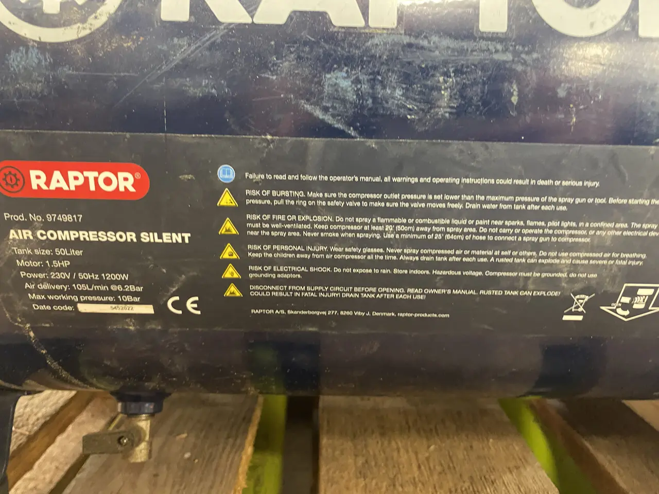 Billede 2 - Kompressor RAPTOR