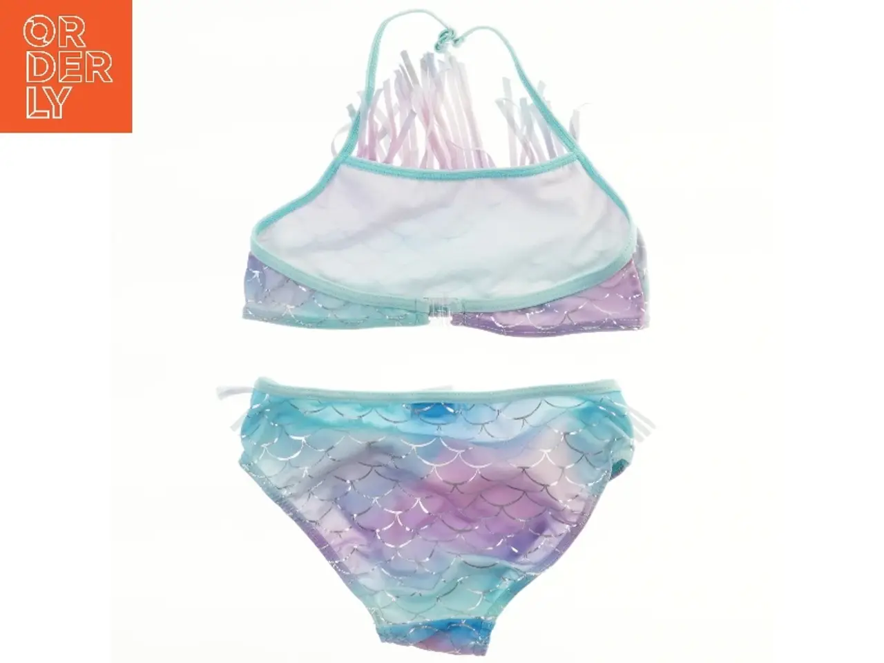 Billede 2 - Bikini med havfrue-skæl og frynser fra Jumbo (str. 140)