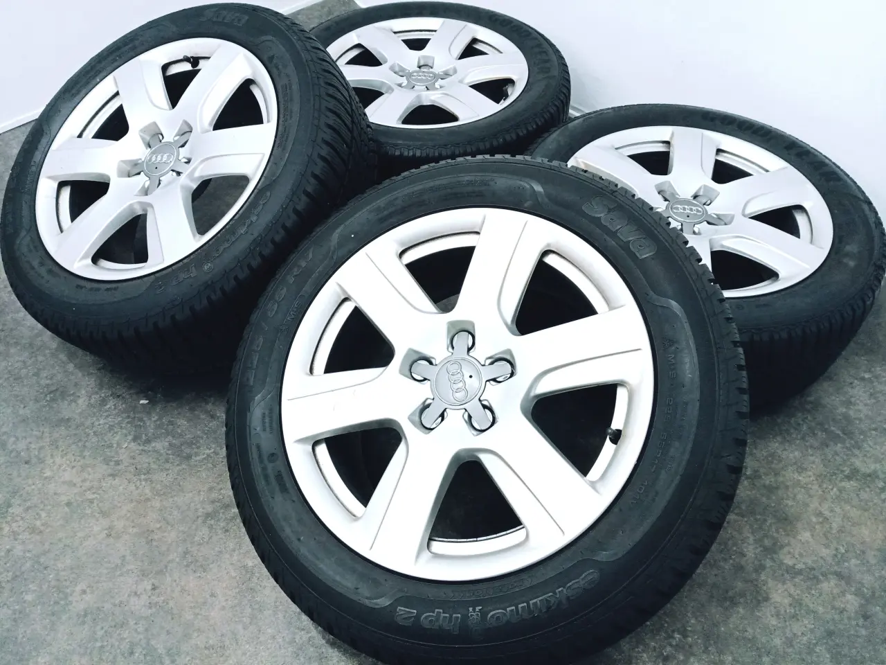 Billede 2 - 5x112 17" ET37 nav 66,5ø Audi vintersæt