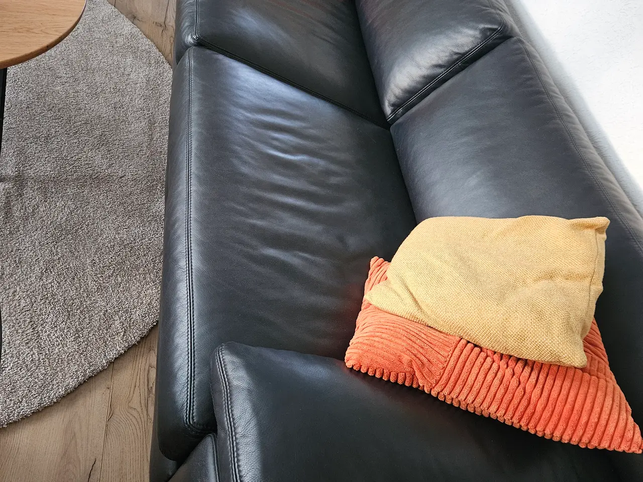 Billede 1 -  Lædersofa. DC 8900