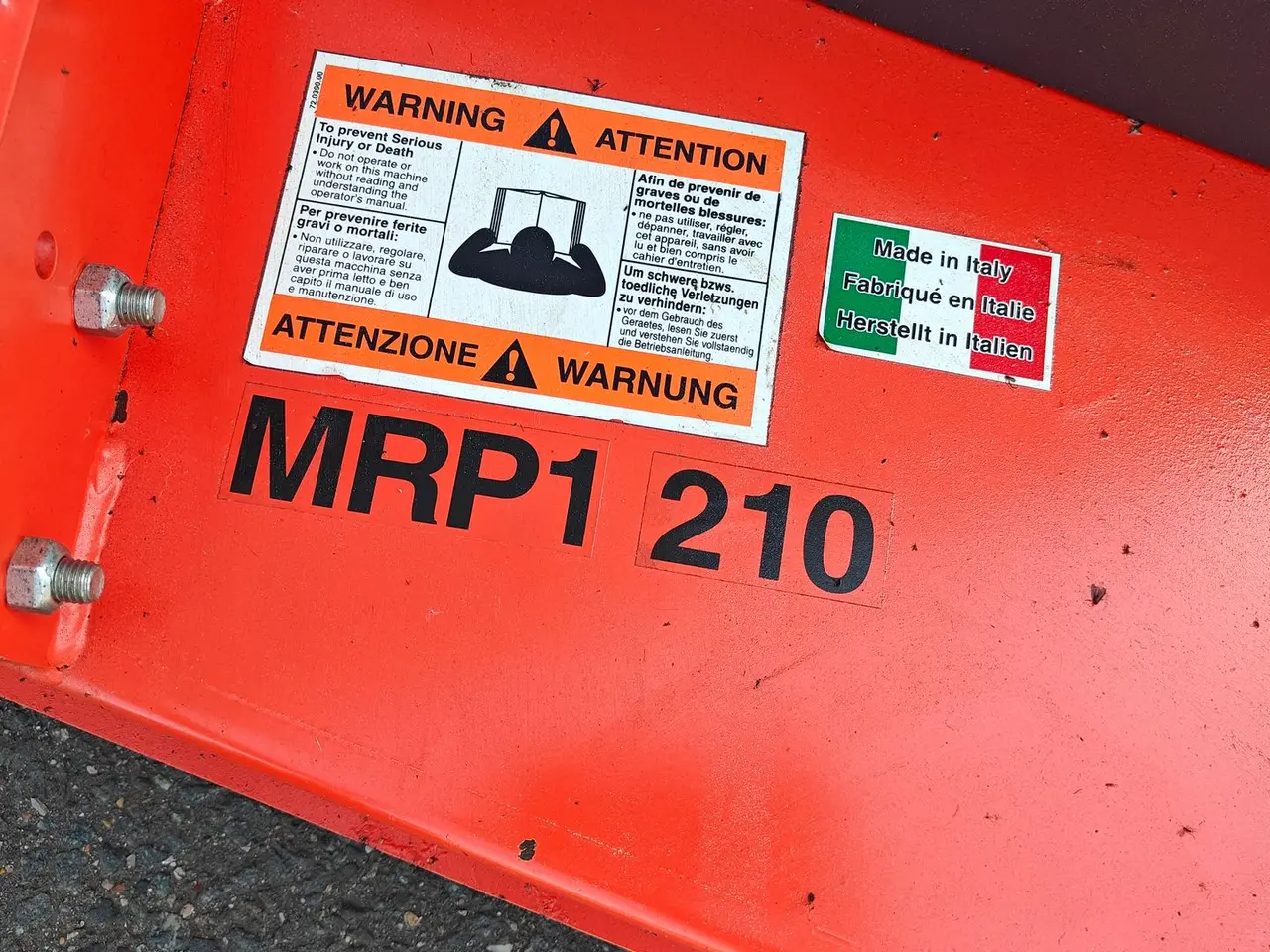 Billede 9 - Muratori MRP1-210 Ikke kørt meget