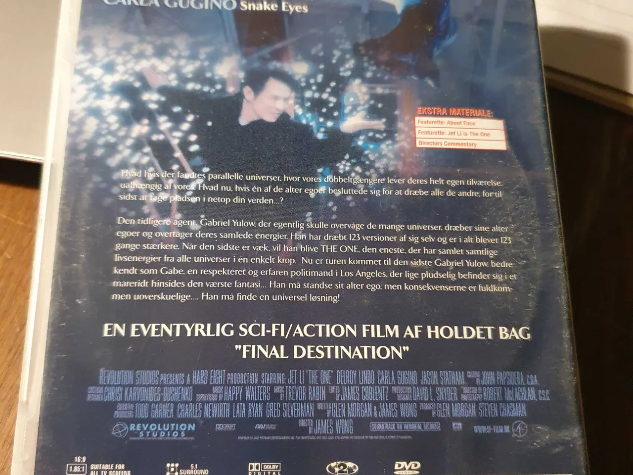 Billede 2 - The one dvd med Jet li 
