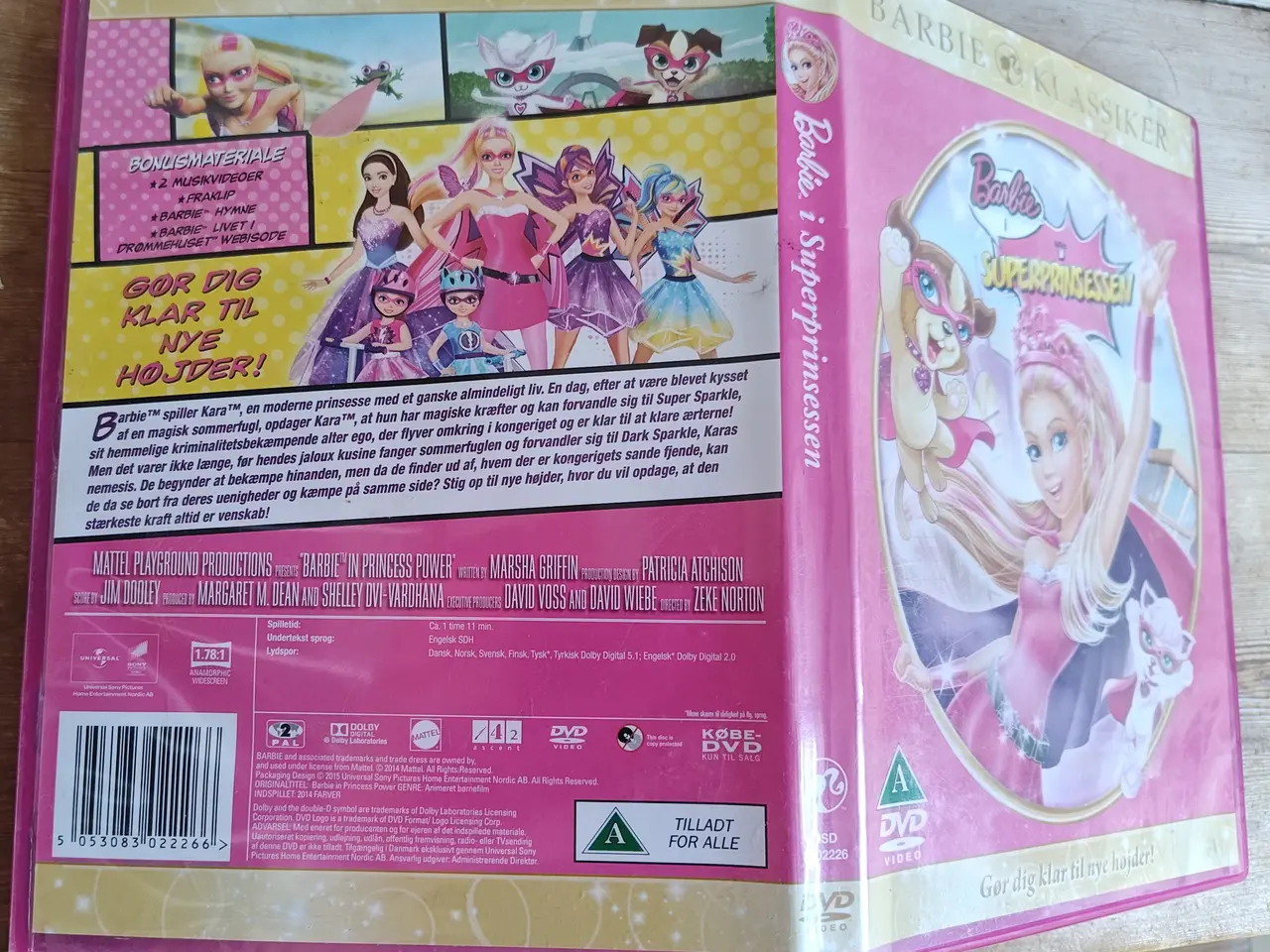 Billede 2 - Barbie Superprinsessen DVD