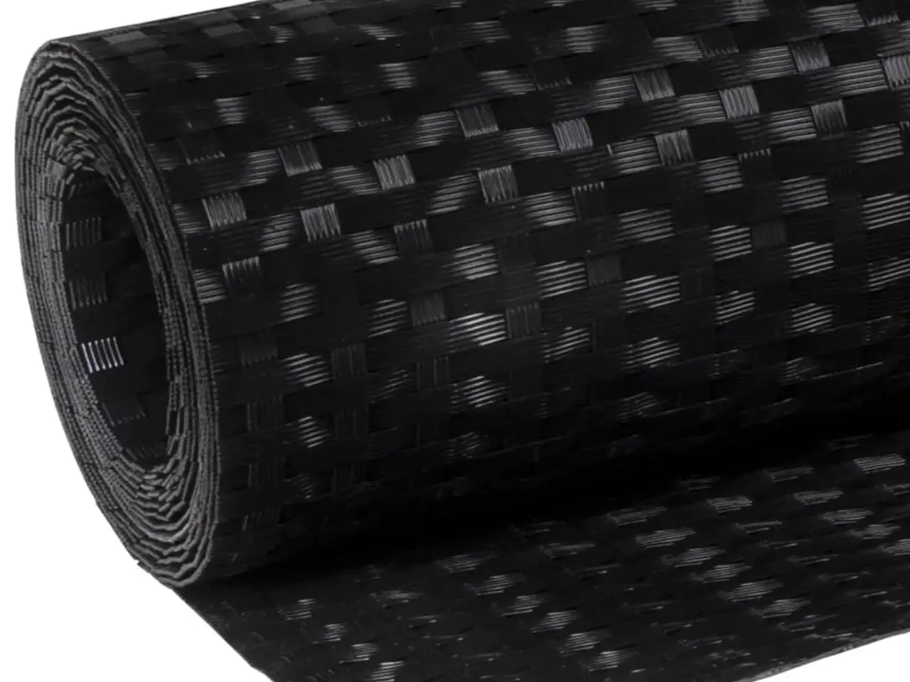 Billede 6 - Altanafskærmning 400 × 100 cm i polyrattan - sort