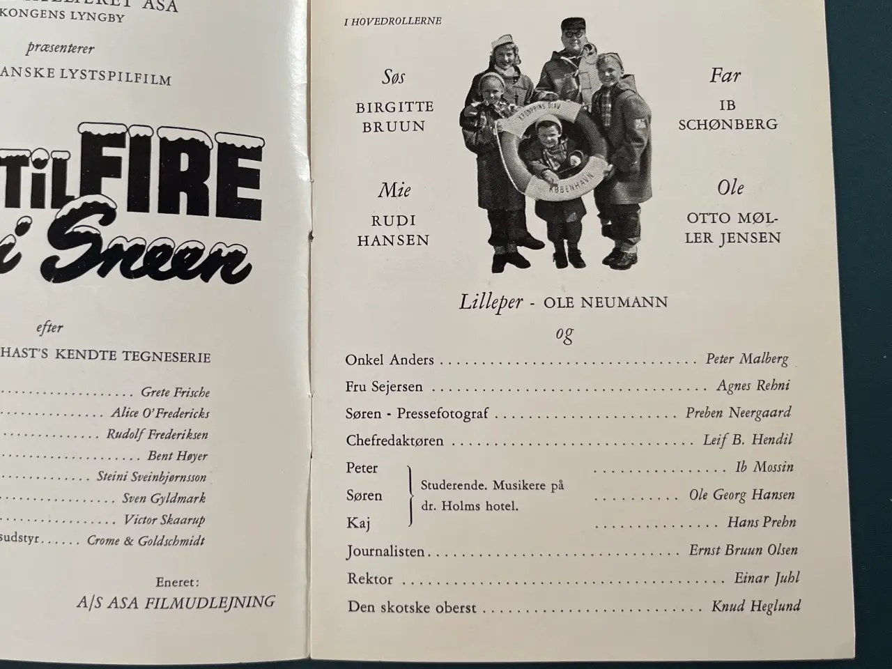 Billede 2 - Far til fire i sneen