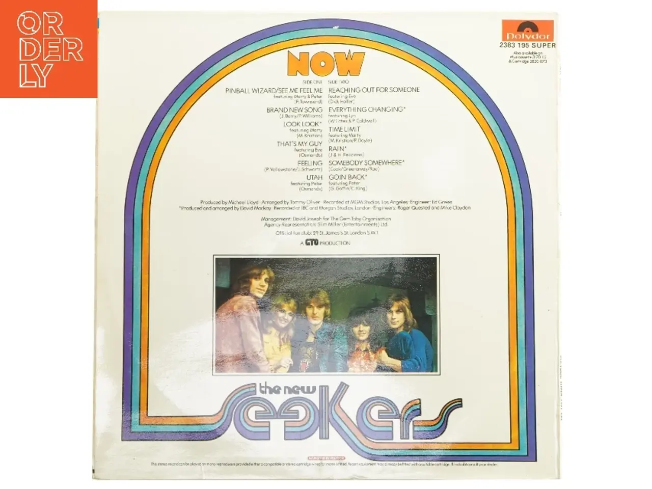 Billede 1 - The New Seekers - Now LP fra Polydor