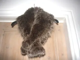Strikket pelsekrave / pels tørklæde