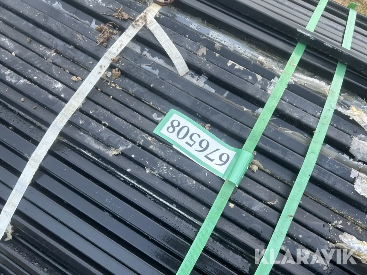 Billede 2 - Jernstænger Kirkedal sortmalet 1 palle, ca 600 stk