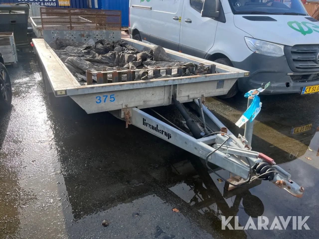 Billede 2 - Maskintrailer Brenderup med tip
