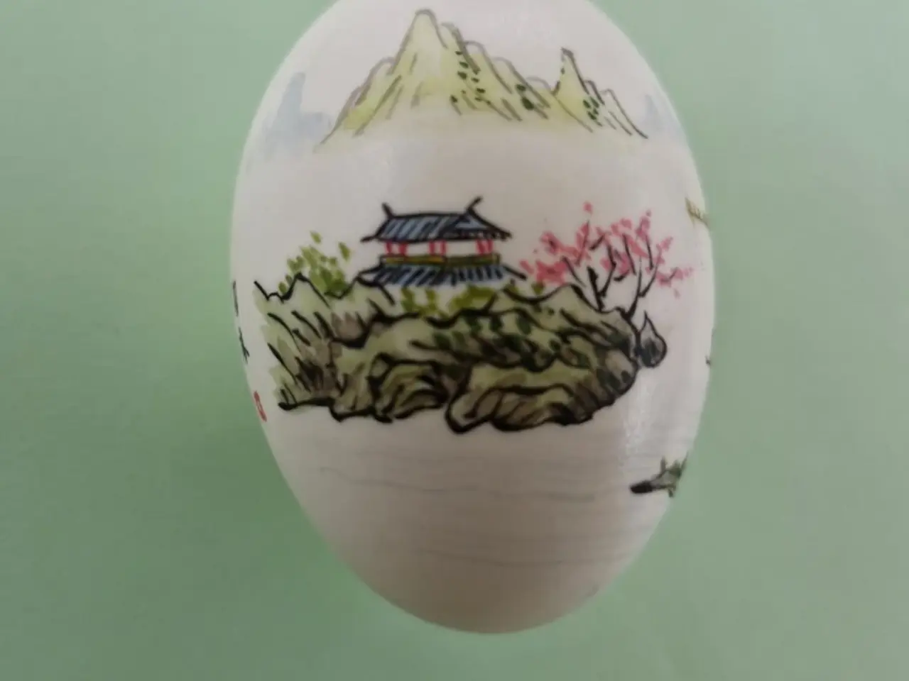 Billede 3 - Japansk bemalet Æg