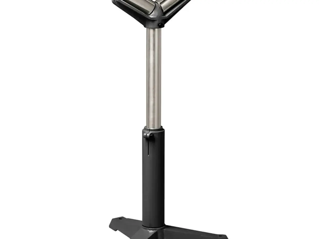 Billede 1 - V-Støttebuk (Rullebuk) med 2xØ52 mm rulle og justerbar højde 58-79 cm (Heavy-Duty)