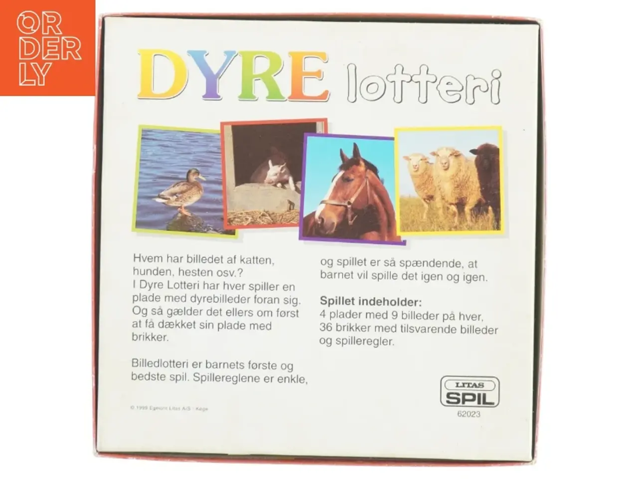 Billede 3 - Dyre Lotteri Brætspil fra Litas Spil (str. 22,5x5 cm)