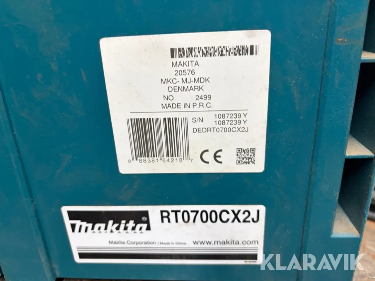 Billede 8 - Overfræser Makita RT0700CX2J