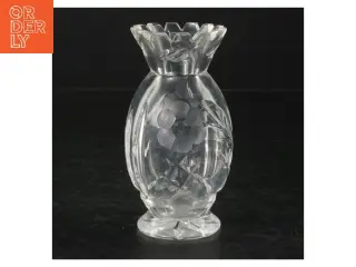Glasvase (str. H. 13 cm. ø. 6,5 cm)