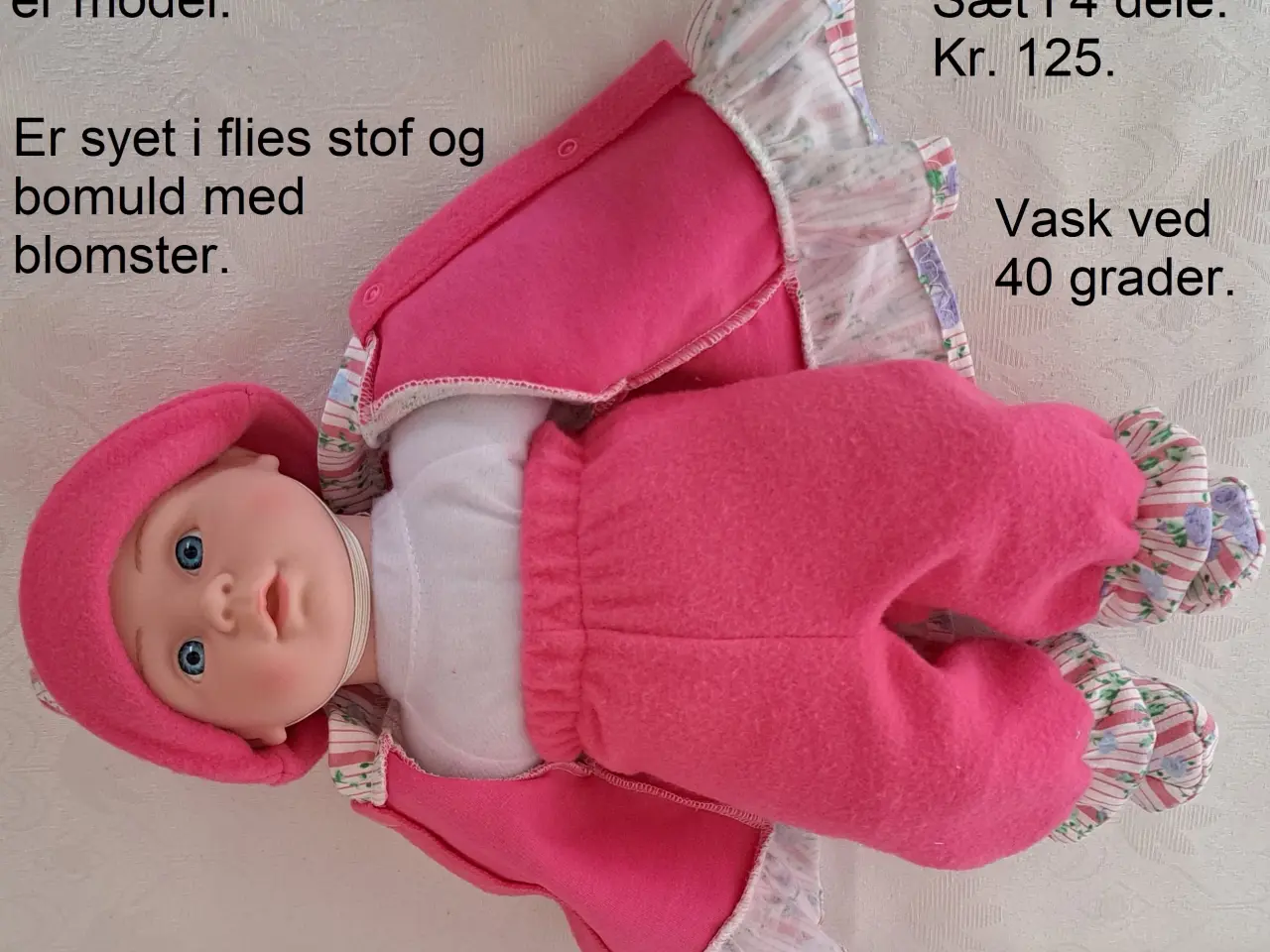 Billede 6 - Dukketøj til Sofia dukken på 40cm. med blød krop.