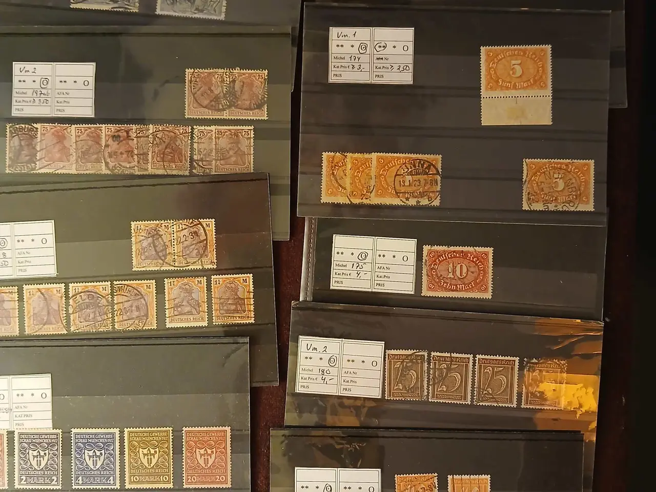 Billede 15 - Deutsches Reich (455) Kartotek med I alt 956 planc