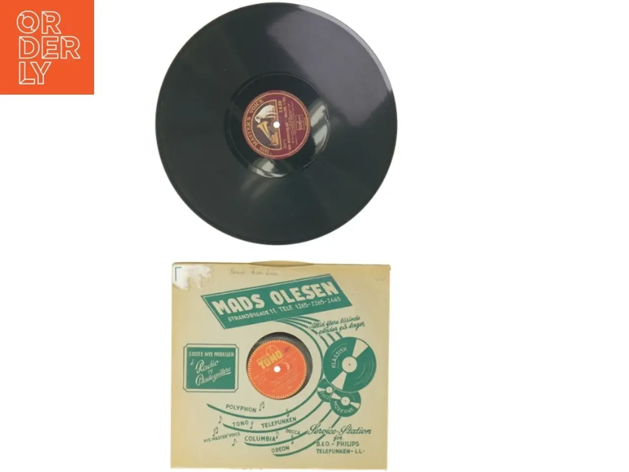 Billede 1 - Vinylplade med cover (str. Ø 25 cm ø 30 cm)