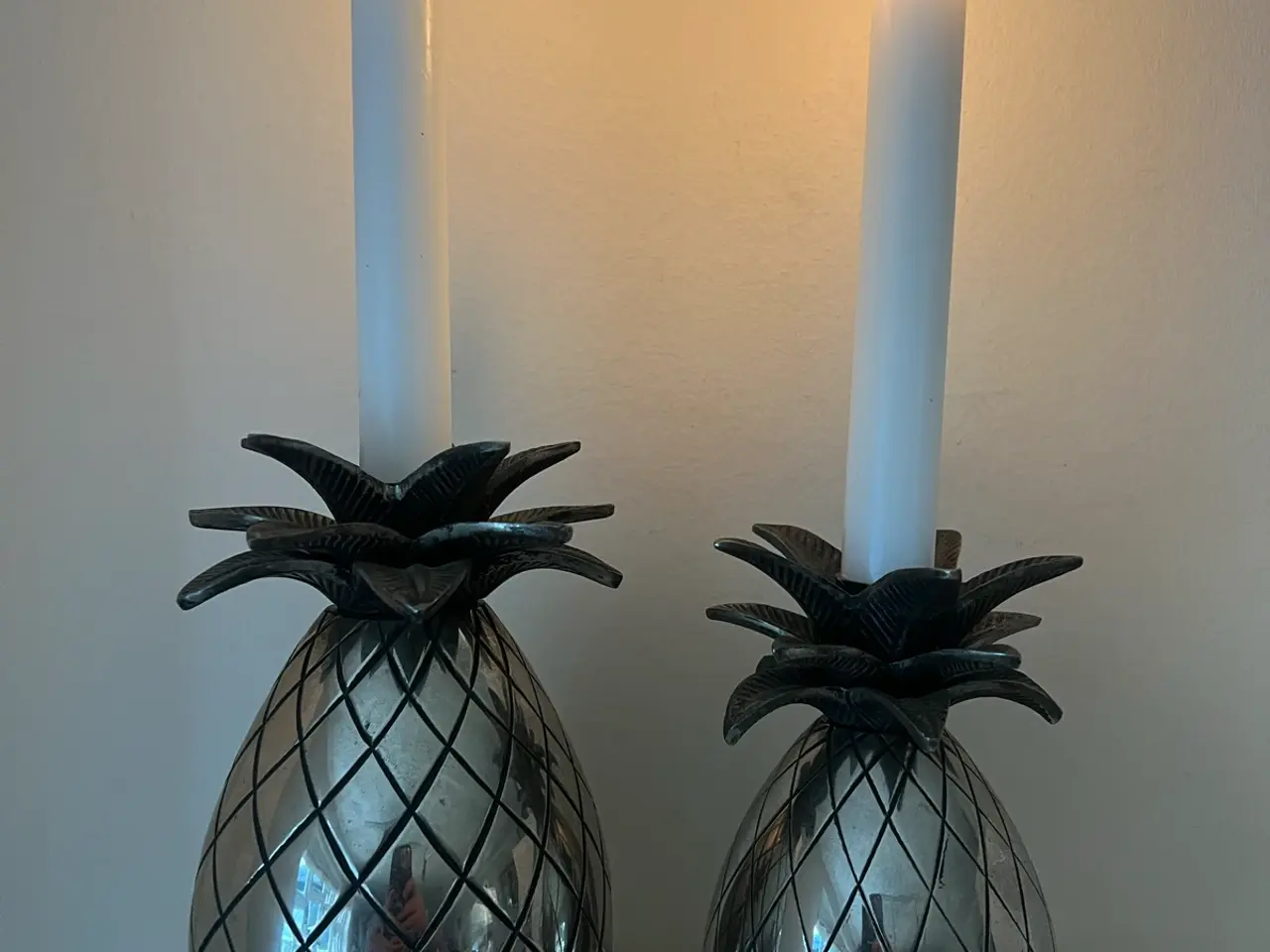 Billede 1 - Smukke vintage ananas stager 