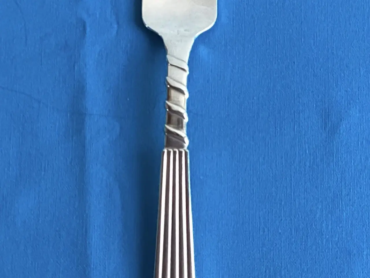 Billede 1 - 12 “plisse” frokostgafler i Sølvplet, pr. stk.