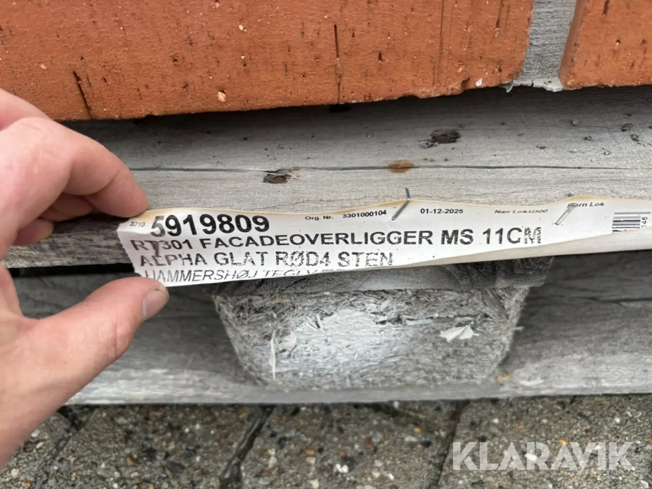 Billede 2 - Overliggere Alpha glat rød 13 Styk
