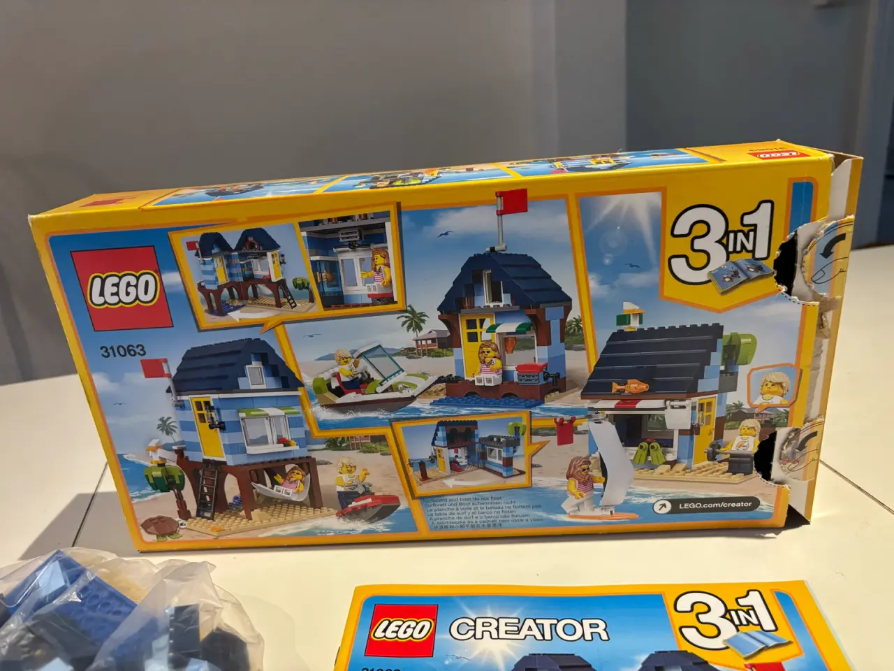 Billede 3 - 31063 LEGO Creator 3-i-1 strandhus.
