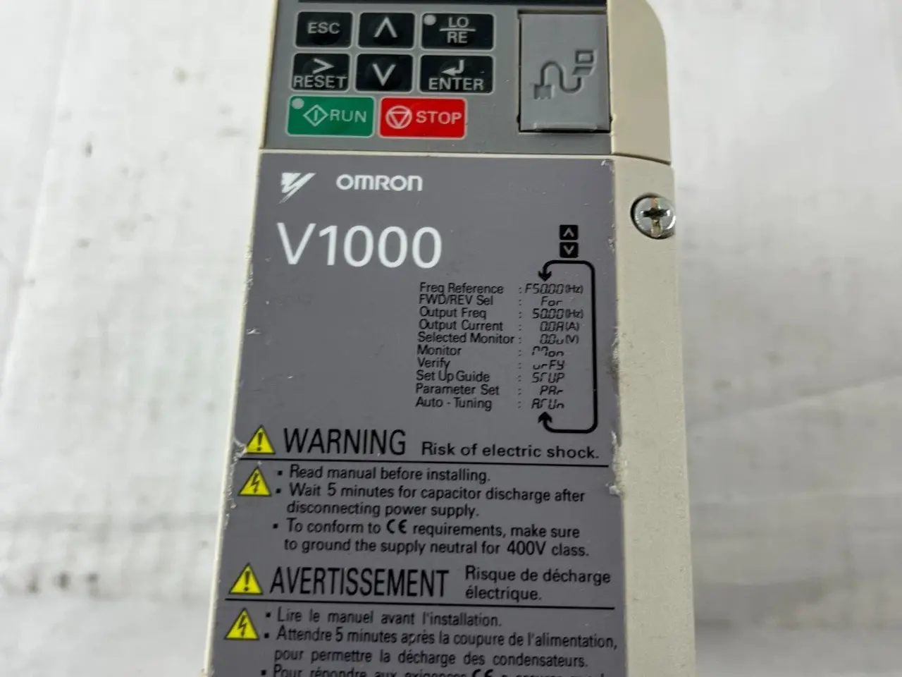 Billede 10 - Omron V1000 CIMR-VZAB0P4BAA Inverter Drive 0.55kW
