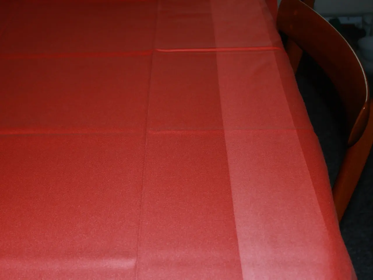 Billede 3 - Rødbrun dug, 135 x 235 cm