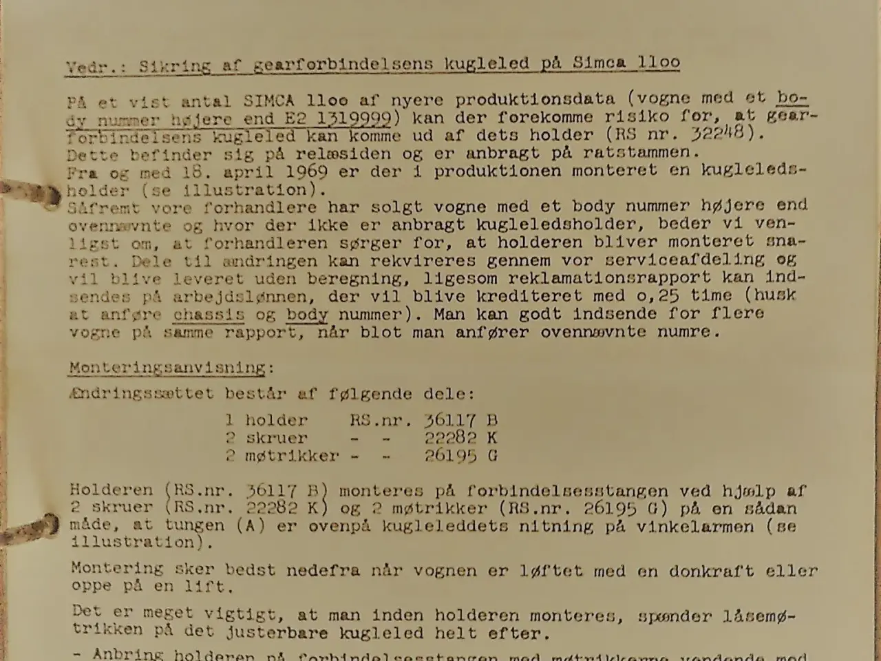 Billede 8 - Chrysler-Simca litteratur.