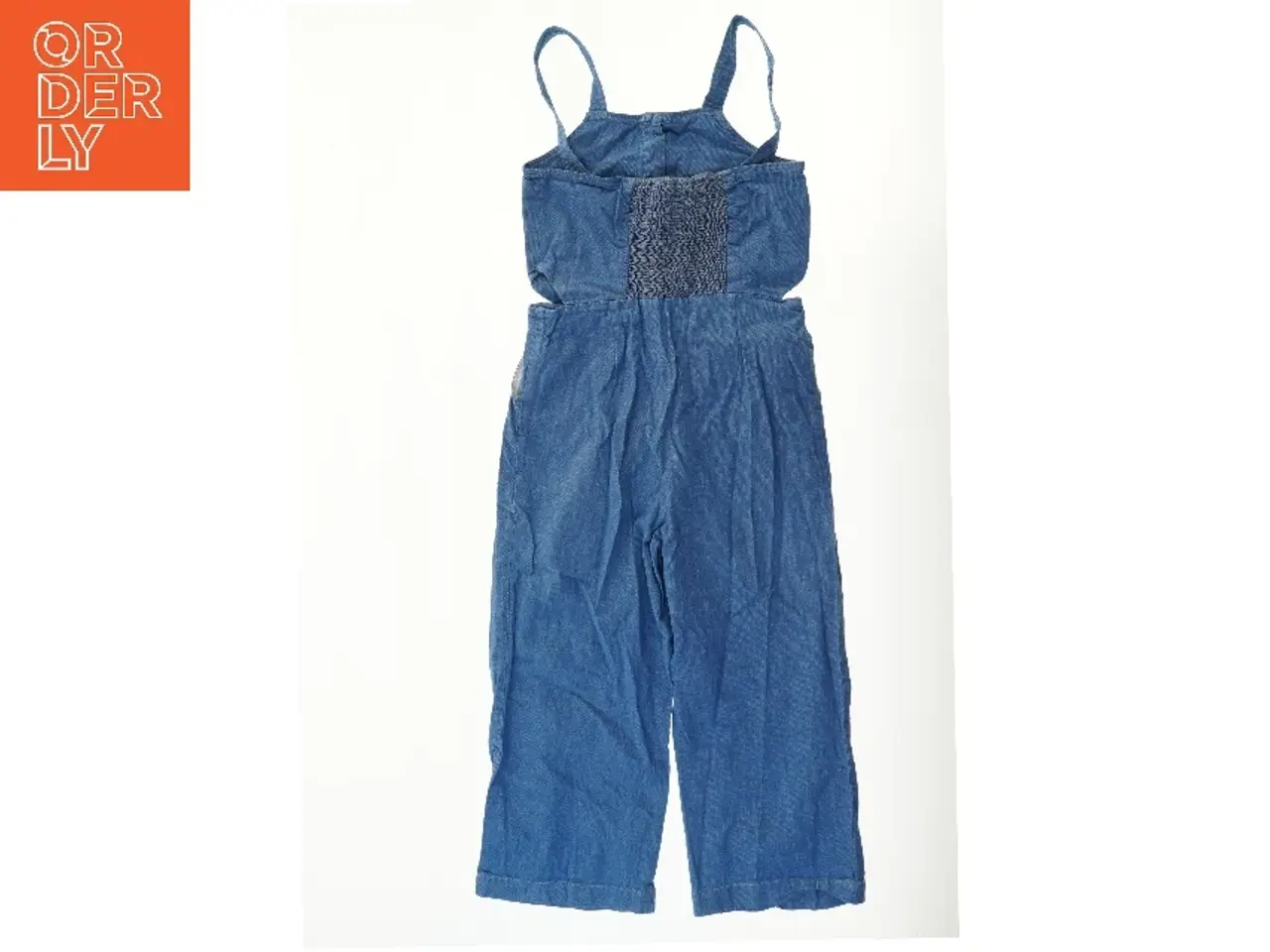 Billede 2 - Blå ærmeløs buksedragt i denimlook fra Zara (str. 164)