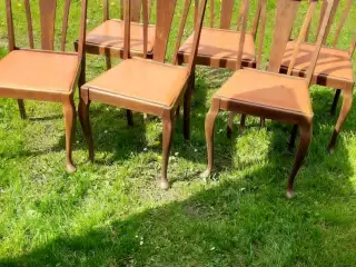 6 stk egestole fra 1950