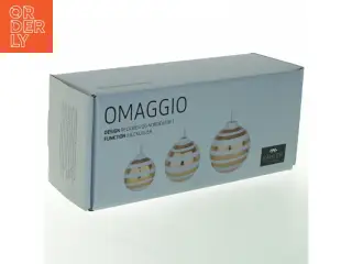 Kähler Omaggio julekugler fra Kähler (str. æske 23x10 cm)