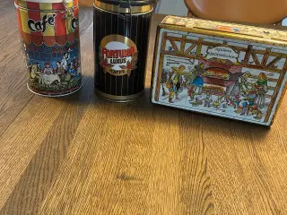 Gamle blikdåser.