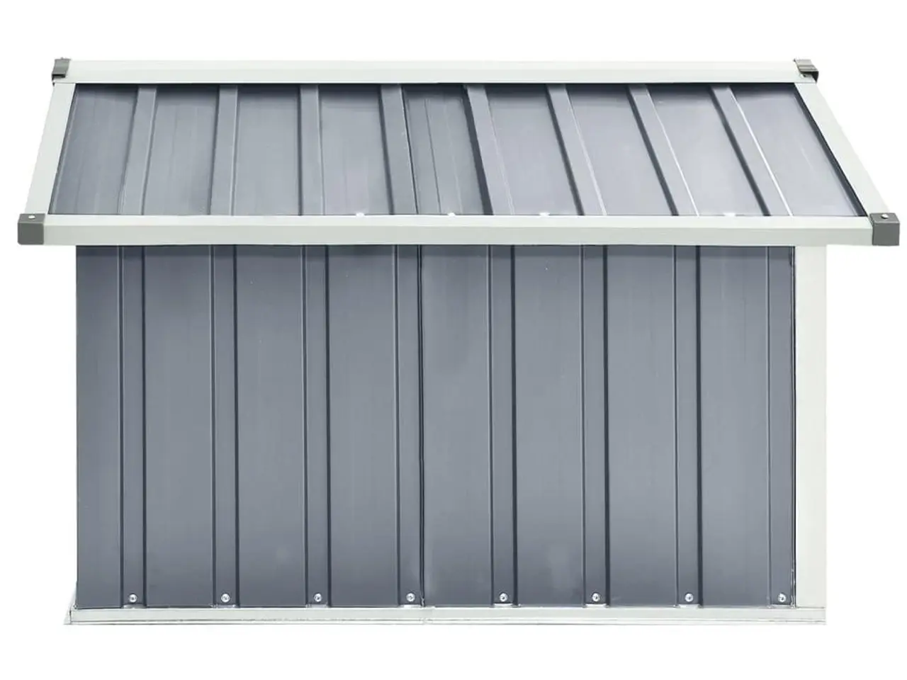Billede 6 - Garage til robotplæneklipper 92×97×63 cm - galvaniseret stål, grå
