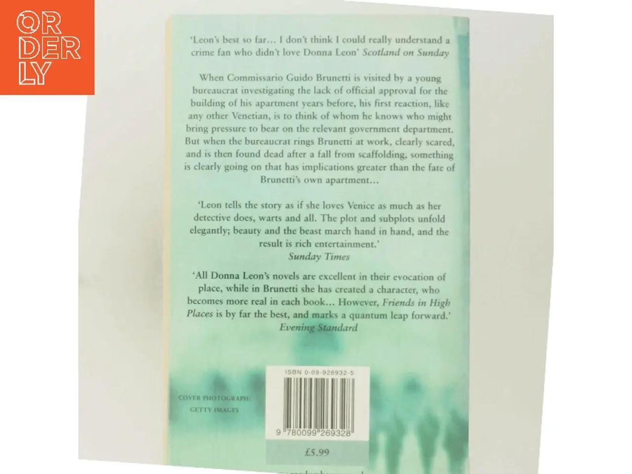 Billede 3 - Friends in high places af Donna Leon (Bog)