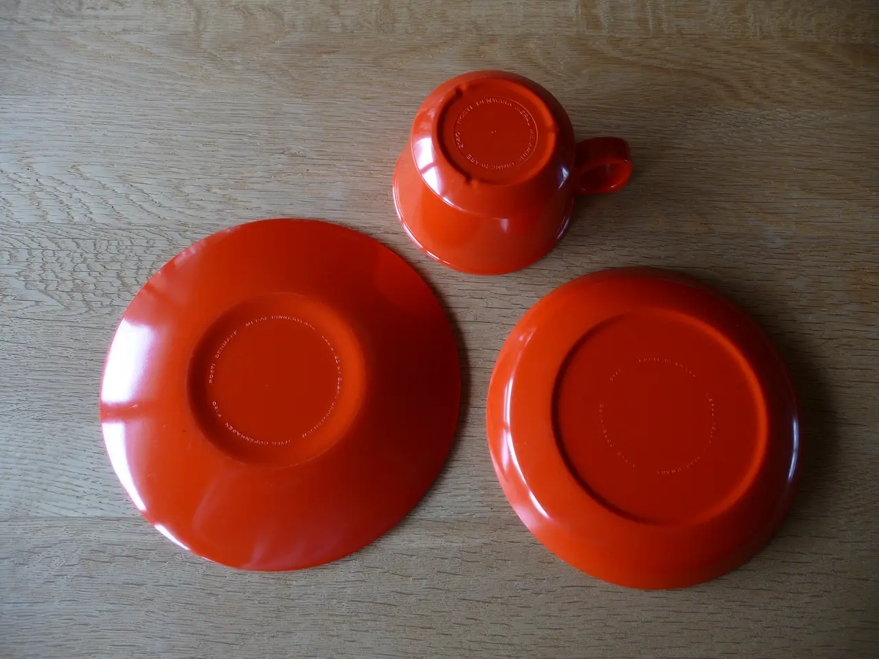 Billede 7 - ROSTI SERVICE RØD  - TALLERKEN, KRUS & KOP