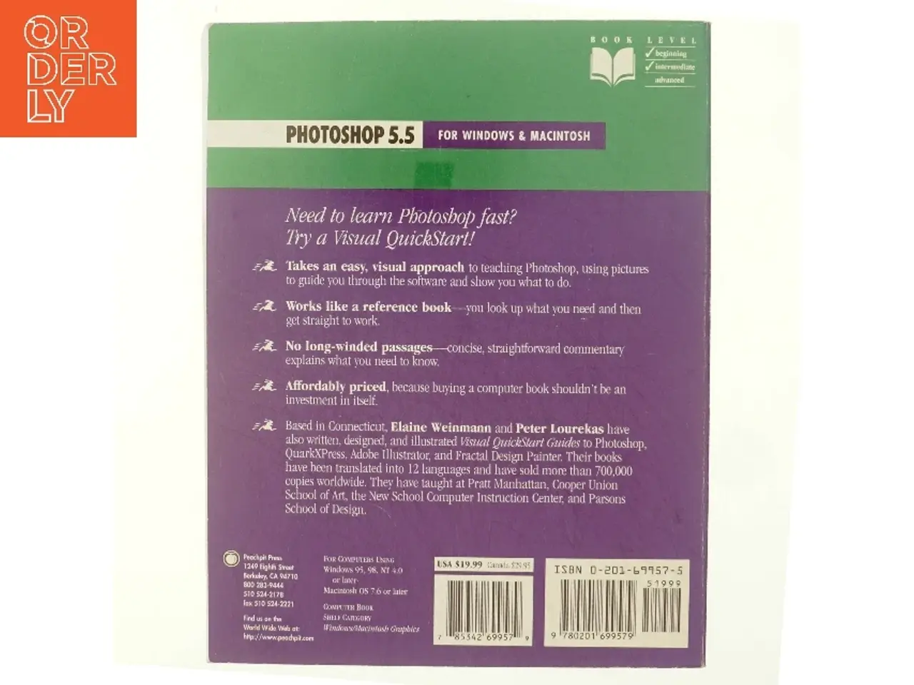 Billede 3 - Photoshop 5.5 for Windows and Macintosh af Peter Lourekas (Bog)