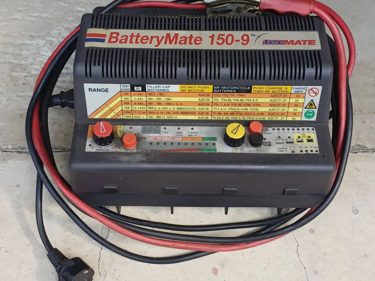 Billede 1 - Tecmate batteri lader / tester 12V