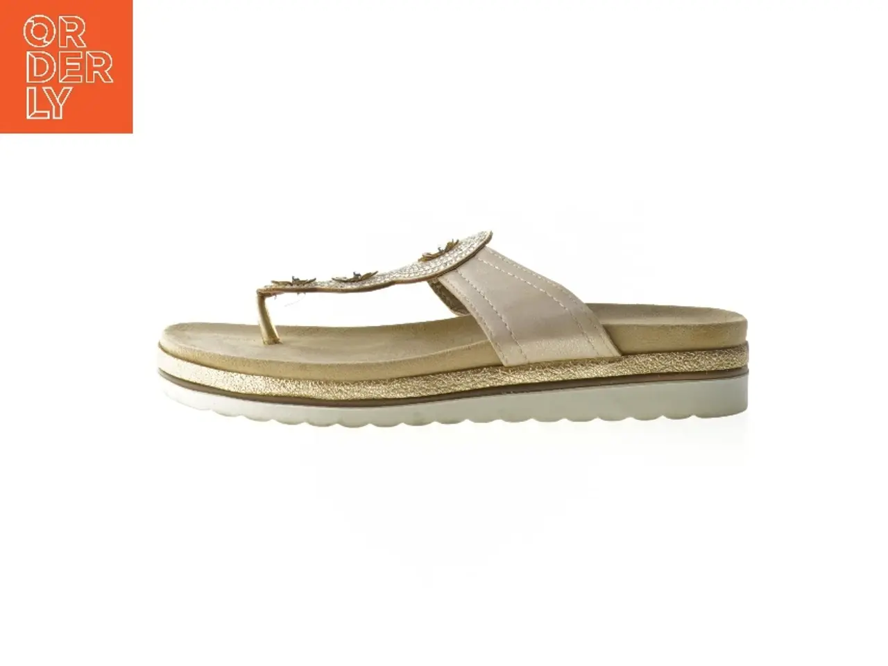 Billede 1 - Sandal med pyntedetaljer (str. 39 )
