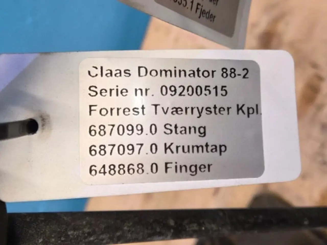 Billede 15 - Claas Dominator 88 Tværryster 687099.0