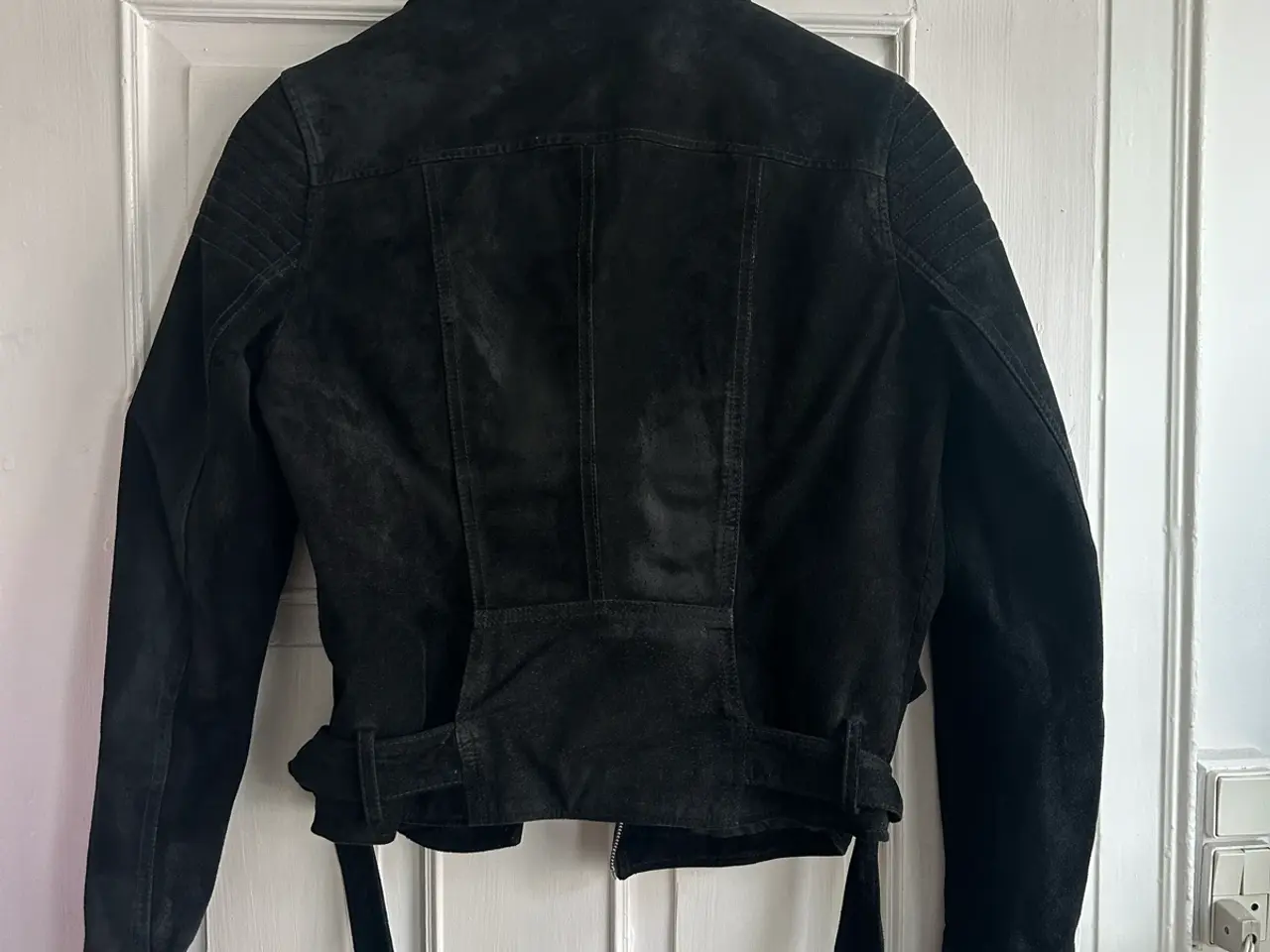 Billede 2 - Vero Moda Biker jakke sort ruskind str. M